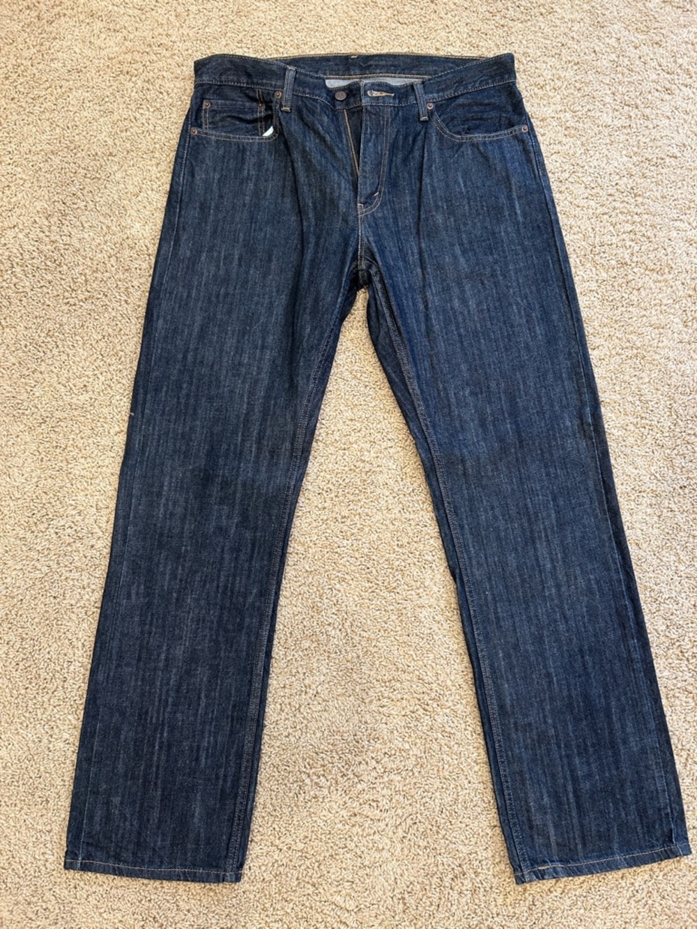 Levi's Men's Relaxed Straight 559 Jeans - Dark Blue Denim